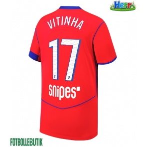 Paris Saint-Germain Vitinha #17 Tredje Tröja 2025-26 Kortärmad